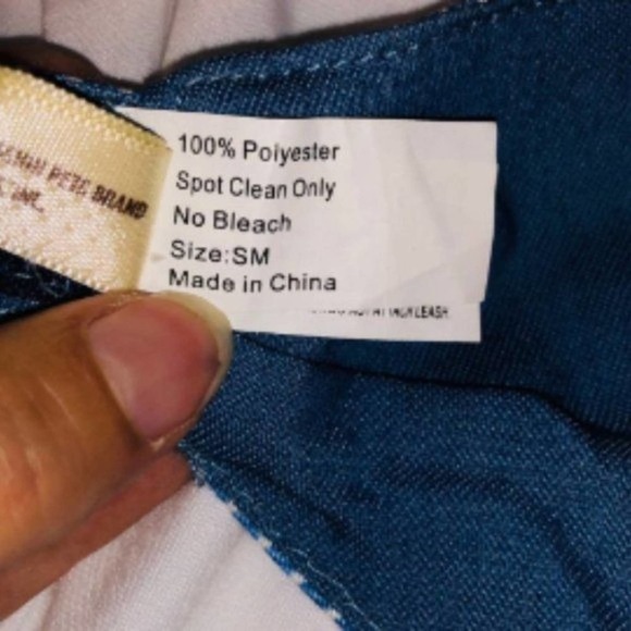 Set of 2 puppy scarves, hook and loop neck - Picture 8 of 10